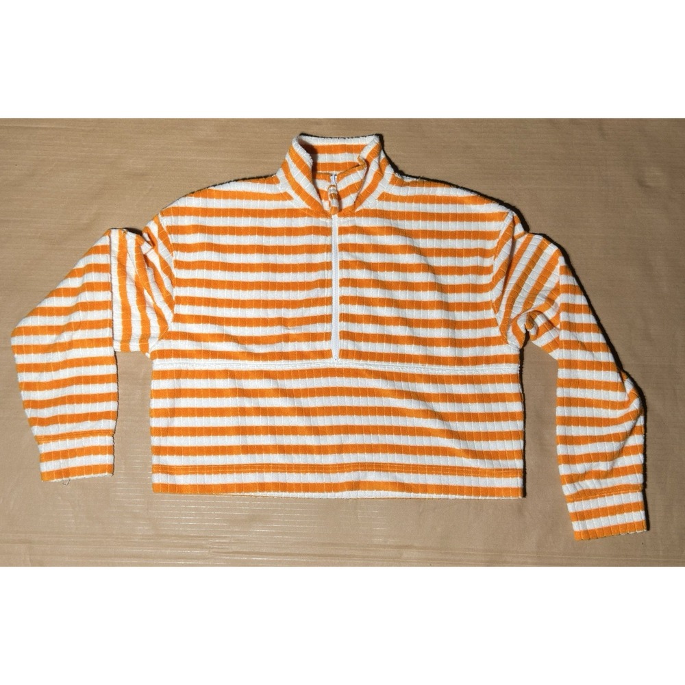 SINCERELY JULES FOR BANDIER Holly Half Zip Sweatshirt Size M
